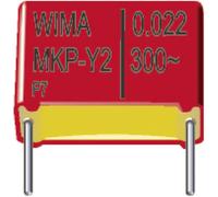 Wima MKY22W22204D00KSSD-1 Condensateur anti-parasite MKP-Y2 sortie radiale 0.022 µF 300 V/AC 10 %