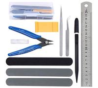 WiMas 11PCS Gundam Modèle Outils Kit, Hobby Building Craft Set pour la Construction du modèle de Base réparation et la Fixation