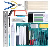 WiMas 64 Pièces Modeler Basic Tools Kit, Gundam Modèle Outils Kit, Hobby Building Craft Set pour la Construction du modèle de Base réparation et la Fixation