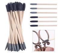 WiMas Lot de 50 bâtonnets abrasifs à double extrémité - 150/280 Grit - Outil de ponçage fin - Outil de polissage pour Gundam - Modélisme - Artisanat du bois - Nail Art - Polissage