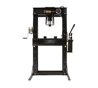 WIMMER Presse d'atelier 50T avec double pompe manuelle externe et manomètre (SP50-1)