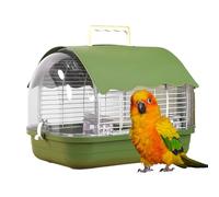 Wimnqie Cage pour Petits Oiseaux,Transporteur Transparent pour Oiseaux avec Poignée et Protection UV,Cage pour Calopsitte A Vision Integrale - pour Perruche Conure Calopsitte Canari Inséparable et