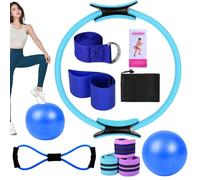Wimnqie Kit de Pilates à domicile, kits de yoga pour femme, anneau de pilates tonifiant | Ceinture extensible multifonctionnelle, bandes de yoga, appareils ménagers pour l'entraînement en salle de