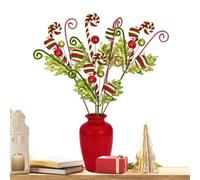 Wimnqie Lot de 5 guirlandes décoratives pour sapin de Noël - Branches de Noël - Pour planificateur de fête, planificateur d'événements, couronnes, guirlandes, décoration de table, cheminée