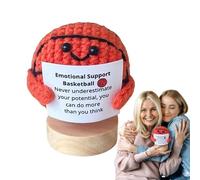 Wimnqie Peluche de Soutien Motivationnel,Boule Inspirante au Crochet Faite Main | Idéale pour Soin Anti-Stress, Décoration Maison et Bureau