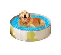 Wimnqie Piscine Pour Adaptée Aux Chiens - Piscine Pour Chat - Tapis Antidérapant PVC Pliale pour Chien Enfant Extérieur Jardin Rafraîchissement Temps Chaud Été