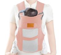 Wimnqie Porte-bébé - Siège porteur avec bretelles réglables - Appuie-tête réglable ergonomique et sac de transport pour les excursions à la plage, l'allaitement, les courses, les festivals, les