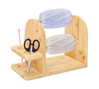 Wimnqie Porte-Bobine de Laine pour Le Crochet - Outil Tournant en Bois,Organisateur de Bobines de Laine | pour Amis Amateurs Passionnés Débutants Adultes Hommes Femmes Maison Intérieur Artisanat Et