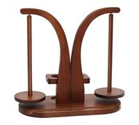 Wimnqie Porte-Bobine en Bois - Support Magnétique en Bois pour Pelote de Laine - Accessoires de Stockage à Broche Tournante pour Femmes Adultes Passionnées de Tricot,Distributeur de Fil pour Toute la
