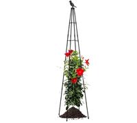 Wimnqie Support pour grimpantes - Support pour grimpantes - Grille métallique réglable en Hauteur - Accessoire de Jardin pour vignes, Pois, Haricots, grimpantes