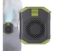 Wimnqie Ventilateur de Ceinture Clip - Ventilateur Nomade Rafraîchissant,Appareil de Rafraîchissement Main Libre avec Lampe Torche pour Travail Sport Randonnée Camping Pêche