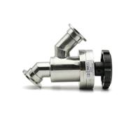 WIMPBLADB Vanne à Plaque d'angle Manuelle à Vide en Forme de Y en Acier Inoxydable KF16 KF25 KF40 KF50 SS304(Y Type,KF50)