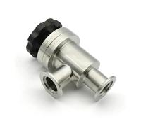 WIMPBLADB Vanne à Plaque d'angle Manuelle à Vide en Forme de Y en Acier Inoxydable KF16 KF25 KF40 KF50 SS304(L-Type,KF40)