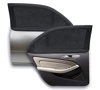 WIN.MAX Pare-Soleil Voiture Bébé,2 Pièces Chaussette Voiture Soleil par Bloquer Les Rayons UV par Protege Soleil Voiture Arrière Enfants et Animaux (Noir) (XL)