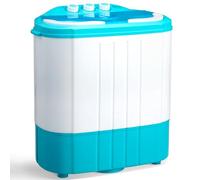 Winado Petite machine à laver portable de 4,5 kg, mini laveuse compacte à double cuve à charge par le haut, rotation et lavage pour chambres d'université, appartements, dortoirs, camping-cars
