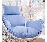 WINARA Housse de Coussin de Rechange imperméable pour Chaise à Panier Suspendu, terrasse, Jardin (sans Rembourrage) (Bleu)