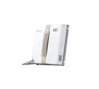 ECOVACS WINBOT Mini Robot de Nettoyage de vitres, Design Compact, Double Buses avec pulvérisation ultrasonique, système de Protection à 9 étapes, Planification Intelligente du Trajet, Beige