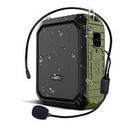 WinBridge Amplificateur de voix avec filaire Microphone casque mégaphone Clip ampli Portable Bluetooth haut-parleur Power Bank imperméable à l’eau IPX5 WB800