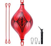 WINBST Boxe Double Fin Ball Rex en Cuir Poinçonnage Poinçonnage Balle Ensemble Formation pour Adultes Speedball Poinçonnage Poinçonnage Poinçonnage Balle