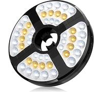 WINBST Éclairage de parasol à 48 LED, USB avec 3 modes et crochets, éclairage de table 450 lumens, éclairage LED pour jardin, plage, extérieur, barbecue, fête, camping