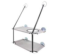 WINBST Hamac pour fenêtre de chat - Double couche - Pour chat jusqu'à 10 kg - Avec ventouse puissante - Pour bain de