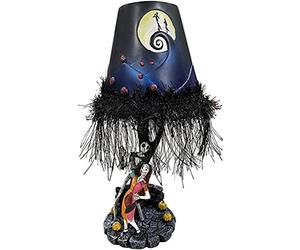 WINBST Lampe de table L'Étrange Noël de monsieur Jack - Lampe de table lumineuse LED avec pompon en résine faite à la main - Jouet de décoration de bureau