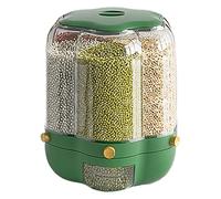 WINBST Récipient de conservation pour riz, céréales, riz, 9 l, rotatif, pour la cuisine