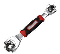 Wincal Clé à douille 52 en 1, clé à cliquet universelle, clé de rotation à 360 degrés, outils à main universels de réparation de voiture de meubles