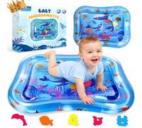 Wincany Tapis d'eau bébé - Tapis jouets Eau d'Eveil pour Bébé de 3 6 9 12 Mois, Gonflable Tummy Time Mat Sans Bpa, Tapis Eveil Eau pour, Tapis Sensoriel Bébé, idée cadeau de Jouets pour nouveau-né