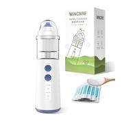 WINCARE Kit de nettoyage nasal pour soulager les sinus, kit de rinçage des sinus avec 10 paquets de sel, système d'irrigation nasale portable pour enfants et adultes, alternatives au Neti Pot (bleu
