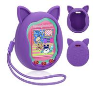Winceed Coque de protection en silicone pour Tamagotchi Uni avec lanière Violet