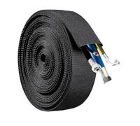Winch Rope Protector - Black Mechanical Chain Sleeve, Protection Cables, Secure Motor Trailer Gear, Prevents Severe Wear On Equipment | Best Heavy Duty Sleeve For Vehicle Climbing Trolling