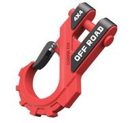 Winch Tow Connector - Heavy Duty Grab Hook for Recovery | Steel Clevis Attachment with Locking Feature, Heavy Duty Steel Link, Automotive Pulling Equipment for Off Road and Utility Use