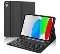WINCHKING Coque Clavier pour iPad 2022 10ème Gén 10.9 Pouces e iPad 2025 A16 11ème Gén 11 Pouces, Housse Claviers sans Fil Bluetooth DéTachable (sans Rétroéclairage), AZERTY Français, Noir 1