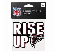 WinCraft Atlanta Falcons Slogan Perfect Cut Color Decal 4" x 4"