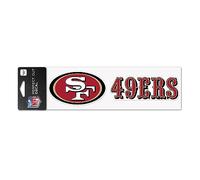 Wincraft Decal Sticker 8x25cm - NFL San Francisco 49ers