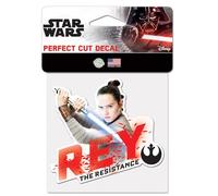 WinCraft Décalcomanie colorée 10,2 x 10,2 cm New Trilogy Star Wars EP7 Rey