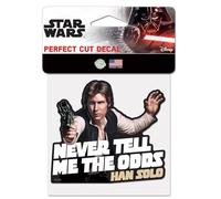 WinCraft Décalcomanie colorée de 10,2 x 10,2 cm Trilogie originale Star Wars EP4 Hansolo