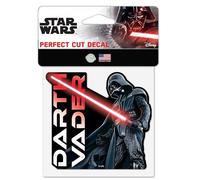 WinCraft Décalcomanie colorée de 10,2 x 10,2 cm Trilogie originale Star Wars EP4 Vader W/Saber