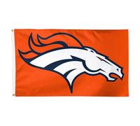 WinCraft Denver Broncos Drapeau simple face avec logo principal 91 x 152 cm
