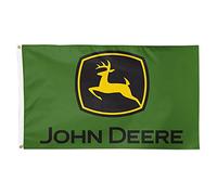 WinCraft Drapeau John Deere avec logo Deluxe 90 x 150 cm