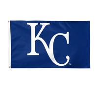 WinCraft Drapeau Kansas City Royals de 7,6 x 12,7 cm, extrémités cousues à quatre coutures, œillets en laiton, matériau vif, utilisation en intérieur/extérieur