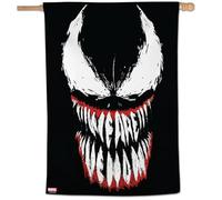 WinCraft Drapeau vertical 71,1 x 101,6 cm Venom Marvel Venom Head