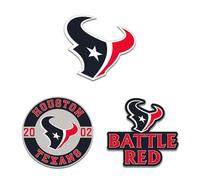 WinCraft Houston Texans Lot de 3 épingles à épinglette