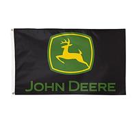 WinCraft John Deere Flag 3'x5' Deluxe Logo Black