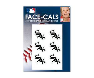 Wincraft MLB Chicago White Sox Tatouages pour visage, couleurs de l'équipe, taille unique