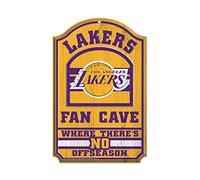 WinCraft NBA Los Angeles Lakers 38393012 Panneau en bois Noir 27,9 x 43,2 cm