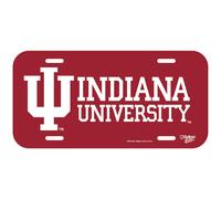 WinCraft NCAA Indiana Hoosiers Plaque d'immatriculation Team Couleur Taille unique