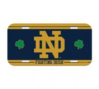 Wincraft NCAA Notre Dame 61372081 Plaque d'immatriculation Noir 30,5 x 15,2 cm