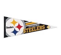 Wincraft NFL 14527115 Pittsburgh Steelers Fanion de qualité supérieure, 30,5 x 76,2 cm